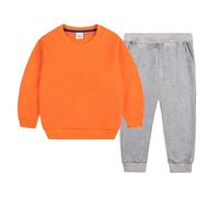Generico Maschio Neonato Completi Dei Bambini Unisex Set Set Di Felpa E Pantaloni a Girocollo Per Bambini Jogging Pantaloni Tuta Sportiva Casual Calda Manica Lunga Top Completini In Tuta Da Neonati