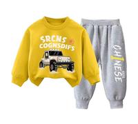 Generico Maschio Neonato Completi Jogging Pantaloni Tuta Sportiva Pullover Girocollo a Maniche Lunghe Top E Pantaloni Neonato Completo Tuta Vestiti Felpa 2 Pezzi Completini In Da Neonati