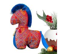 Generico Mascotte Anno del Cavallo - Decorazione Stagionale Da Tavolo - Bambola Decorativa per il Nuovo Anno | Per Bambini Ragazzi Adulti Camera Da Studio Auto Divano Gioco Nanna