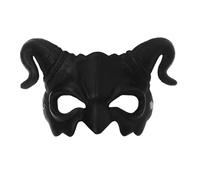 Generico Masque Halloween Corne de Chèvre | Couvre-Visage Effrayant PU Mousse pour Adultes | Masque Déguisement Horreur Réaliste | Accessoire Fête Bal Masqué Carnaval