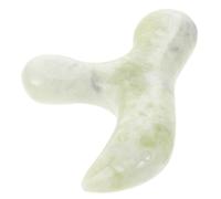 Generico Massaggiatore Bastoncino di Pietra Naturale per Piedi e Corpo, Strumento di Agopressione Multifunzionale per Punti Riflessi, Bastone Massaggio Piedi in Jade Bianca per