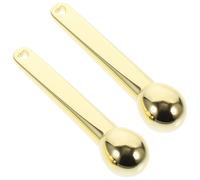 Generico Massaggiatore Occhi Portatile Allevia la Fatica e Migliora la Circolazione 2 Pezzi in Lega di Zinco Rullo per Crema Occhi per Viaggio di Lavoro e Salon