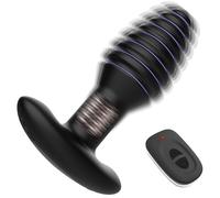 Generico Massaggiatore Prostatico, Vibratore Telecomandato, Plug Anale, Giocattoli Per Adulti, Plug Anale Vibrante, 7 Modalità Di Rotazione, Vibratori Anali, Giocattoli Sessuali Per Uomo E Donna.