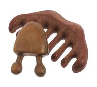 Generico Massaggiatore Strumento Per Il Corpo Gua Sha Pennello Maschera Strumento Facciale Gua Sha Dispositivo Per Massaggio Facciale Scrubber Per Il Cuoio Capelluto Pettine Coffee Di Legno