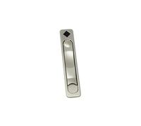 Generico MASTER Maniglia ad Incasso FAST LOCK 6397.1, Zama, per Anta Secondaria fino a 38mm, Maniglia Incassata. Colore ARGENTO