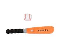 Genérico masticabile per cani cigolanti: disegno di mazza da baseball, arricchimento durevole a prova di morso, coach interattivo per cuccioli | per la dentizione coppia