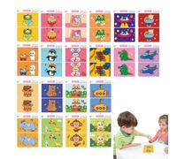 Generico Matching Game, Toddler Activity Cards, Spot the Difference, Early Learning Focuss, Cognitive Skill Builder, 60 Cards Set, for Preschool Education and Home Play, 21x14.8cm Multicolor