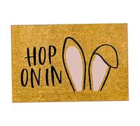 Genérico Matera per porta di Pasqua - Set coniglietto pasquale | Tappetino di ingresso primaverile antiscivolo per la decorazione della casa interna ed esterna per la porta anteriore p