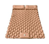 Generico Materasso ad aria doppio da campeggio Pompa incorporata Impermeabile portatile ispessito, compatibile for viaggi all'aperto(T2312Desert Yellow)