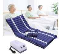 Generico Materasso Ad Aria Elettrico Antidecubito, Gonfiabile A Pressione Alternata Automatica Prevenzione Del Dolore In PVC Impermeabile, Cuscino Da Letto for Pazienti(Blue-d)