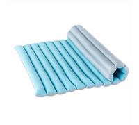 Generico Materasso Antidecubito per Anziani, Materasso a Pressione Alternata, Comodo Cuscino per Sedia a Rotelle, Materasso Anti-Ulcera per Persone Disabili Costrette a Letto,Blu,90×70cm