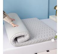 Generico Materasso da Pavimento - Materasso Pieghevole E Arrotolabile per Ospiti, Spesso 5/8 Cm in Stile Traspirante per Letto Singolo Tatami Letto Matrimoniale Dormitorio,Gray 5cm,70x180cm