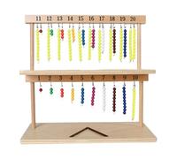 Generico Math Beads - Durrable 1-20 Beaded Racks, Smmooth Surrface Wear