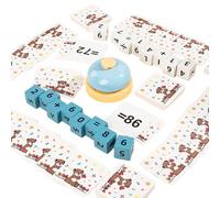 Genérico Math Blocks - Giocattoli educativi interattivi per imparare a contare, gioco da tavolo matematico e schede flash - per viaggi in classe prescolare casa Natale festa dei bambini compleanno