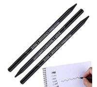 Generico Matite A Carboncino | 3 Pezzi Set Liscio Per Artisti | Set Di Matite A Carboncino Per Schizzi - Per Pratica A Casa, Classe, Studio, Appassionati, Principianti, Dilettanti, Adulti E Ragazzi