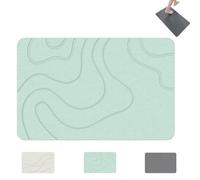 Generico Matmend Bath Mat, Matmend Stone Bath Mat, Diatomaceous Earth Stone Mats Quick Dry, Easy to Clean, Stones Mats Set for A Luxurious & Dry Bathroom (White,23.62 * 35.43in)