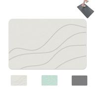 Generico Matmend Bath Mat, Matmend Stone Bath Mat, Diatomaceous Earth Stone Mats Quick Dry, Easy to Clean, Stones Mats Set for A Luxurious & Dry Bathroom (Gray,31.50 * 47.24in)