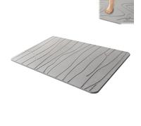 Generico Matmend Stone Bath Mat,Matmend Bath Mat,Stone Baths Mats Diatomaceous Earth Quick Drying Non-slip Shower Mats,0.35in Thick,Super Absorbent Diatomite BathMat,Easy to Clean,23.7 * 15.7in (E)