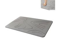 Generico Matmend Stone Bath Mat,Matmend Bath Mat,Stone Baths Mats Diatomaceous Earth Quick Drying Non-slip Shower Mats,0.35in Thick,Super Absorbent Diatomite BathMat,Easy to Clean,23.7 * 15.7in (D)