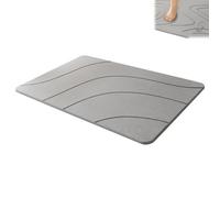 Generico Matmend Stone Bath Mat,Matmend Bath Mat,Stone Baths Mats Diatomaceous Earth Quick Drying Non-slip Shower Mats,0.35in Thick,Super Absorbent Diatomite BathMat,Easy to Clean,23.7 * 15.7in (F)