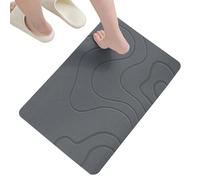 Generico Matro da bagno di terra - tappetino da bagno in pietra assorbente | Tappeto per l'ingresso del bagnos non slip | morbido di fango diatomee per bagnos, base di doccia a diatomite che stacca