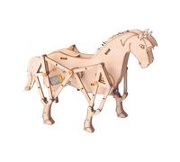 Generico Mattoncini Animali per Bambini, Gioco Interattivo Di Assemblaggio, In Legno Per Assemblaggio A Forma Di Cavallo, Decorazione Per La Casa