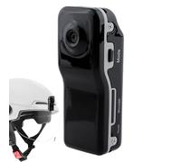 Genérico MD80 Mini Action Cam Videocamera HD Videocamera Sportiva Grandangolare a 65° con Registrazione Voce, Fotocamera Portatile Montata sul Corpo per Ciclismo, Escursionismo, Corsa