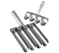 Generico Meatball Maker - Stainless Steel Manual Meatball Making Tool | Nonstick Roller Forming Mold, Spatula Included |Meatball Maker Stainless Steel Nonstick Forming Mold