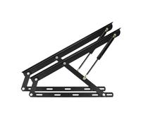 Generico Meccanismo Di Sollevamento Del Letto For Carichi Pesanti, Asta Supporto Idraulica For La Sponda, Capacità Carico 60-90 Kg, Design Con Cerniera A Molla Pieghevole(Black,60cm/23.6inch)