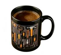 Generico Mechanic Coffee Cup - 11oz Tool Design Tea Drinkware With Toolbox Wrench Style | Fun Gift Mug For Husband, Car Mechanic, Handyman, Coffee, Tea, Milk, Beverage, Home, Kitchen, And Café Use