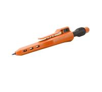 Generico Mechanical Carpenter Pencil Marker - Woodworking Scriber Tool for Construction Tasks | Metal Body with Refill Lead System, Deep Hole Marking Device, Precision Layout Instrument for Builders