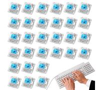 Generico Mechanical Keyboard Replacement Axis, Tactile Keyboard, 30pcs Shaft Switches, Key Switches, Keypad Accessories for Computer Customizable Builds at Home