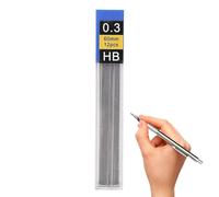 Generico Mechanical Pencil Lead Writing - Break Resistant Graphite Core | Fine Point Drawing Supply with Consistent Flow Feature, Office School Accessory for Daily Note Taking