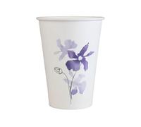 Generico Mecup Bicchieri in Carta, Bicchieri Monouso, 200 Pezzi, Tazza Caffè 200 ml, Usa e Getta, Per Bevande Calde e Fredde, Design Elegante, Igienici, Biodegradabili. Fantasia: Floreale, Lilla