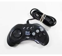 Generico MED CATZ SEGA SATURN TURBO ADVANCED Control Pad for Saturn Black JOYSTICK CONTROLLER