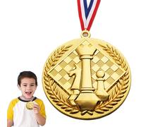 Generico Medaglie di Bronzo Oro Argento | Medaglie d'oro Leggere per Bambini Medagliie Vincitore, medagie d'Onore Portatili Trofeo Premiio Presente per Bambini Adolescenti