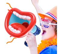 Generico Megaphone Speaker - Kid Friendly ABS Construction Voice Modulator, Record Play Multi Mode, Voicee Changer | Mouth Voicce Changing Amplifier for Kids Indoor Outdoor Playy