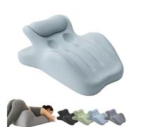Generico Megelyn - The Flame Pillow, 27 Degree Couples Pillow, Butt Cushion for Couple, Memory Foam Butt Lift for Couples, Comfortable Sweet Spot (Blue)