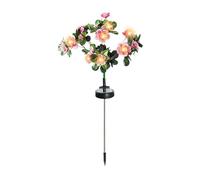 Generico Memorial Garden Lights, Ultra-Realistic Artificial Petal Solar Powered Garden Stakes, IP65 Weatherproof Cemetery And Burial Ground Decoration, Automatic LED Outdoor Landscape Lighting