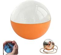 Generico Memory Sphere,3D Ultrasound Crystal,Video Orb,2.7in 3D Crystal Ball Ultrasounds with Electronic Display Sound,Personalized Custom Digital Photo Video Player (Orange)