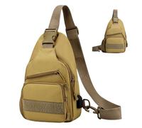 Genérico Men Chest Sling Bag - Sling Pack for Men | Shoulder Backpack Portable Bag | Portatile for Travel Hiking | Impermeabile Adjustable Outdoor Carrier Pouch fôr Walking Climbing Daily Use Camping