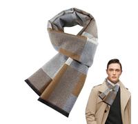 Generico Men Scarf - Warm Feel Neck Scarves | Stylish Fashion Neck Share Your Warmth And Elegance With This Men's Srves, Classic Classic Scarf For Winter, Travel