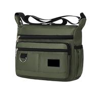 Generico Men Single Shoulder Bag, Waterproof Multi-Pocket Sling Backpack, Polyester Chest Pack For Travel, Urban Commuting, Short Trips, Lightweight Stylish, 25x10x21cm