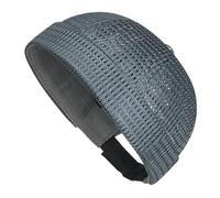 Generico Men's Brimless Hat, Mesh Breathable Fabric Outdoor Sun Hat, Lightweight Quick-Drying cap, Adjustable Buckle Closure, Summer Streetwear Style, Travel And Fishing, Size Fits Most Black