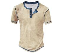 Generico Mens Casual Short Sleeve T Shirt Crew Neck Everyday Basic Tee Lightweight Comfortable Regular Fit Summer Top Streetwear Outdoor Holiday Travel Daily Wear, 04-Grey, S