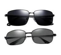 Generico Mens Polarized Sunglasses - Photochromic Lenses Anti Slip Frame
