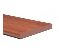 Generico Mensola da muro in legno rettangolare bordata sospesa a parete, scaffale a scomparsa per Libri Quadri Decorazioni, tasselli reggimensola Inclusi (80 x 20 x 1,8 cm, Ciliegio)