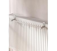 Generico Mensola for radiatore in acciaio e portasciugamani, stendibiancheria senza necessità di perforazione for camera da letto, bagno, cucina, corridoio salvaspazio(Single bar,70cm/28in)