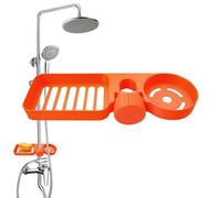 Genérico Mensola per doccia - Organizzatore per doccia senza trapano, scaffale stabile e salvaspazio, senza trapano, per sapone shampoo tazza e altro ancora per la casa