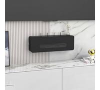Generico Mensola Porta TV sospesa per Soggiorno, mobiletto Porta TV a Parete, consolle Porta TV a Parete con Spazio per Router Wi-Fi, Organizer per Centro intrattenimento, Design con Retro Cavo, pann